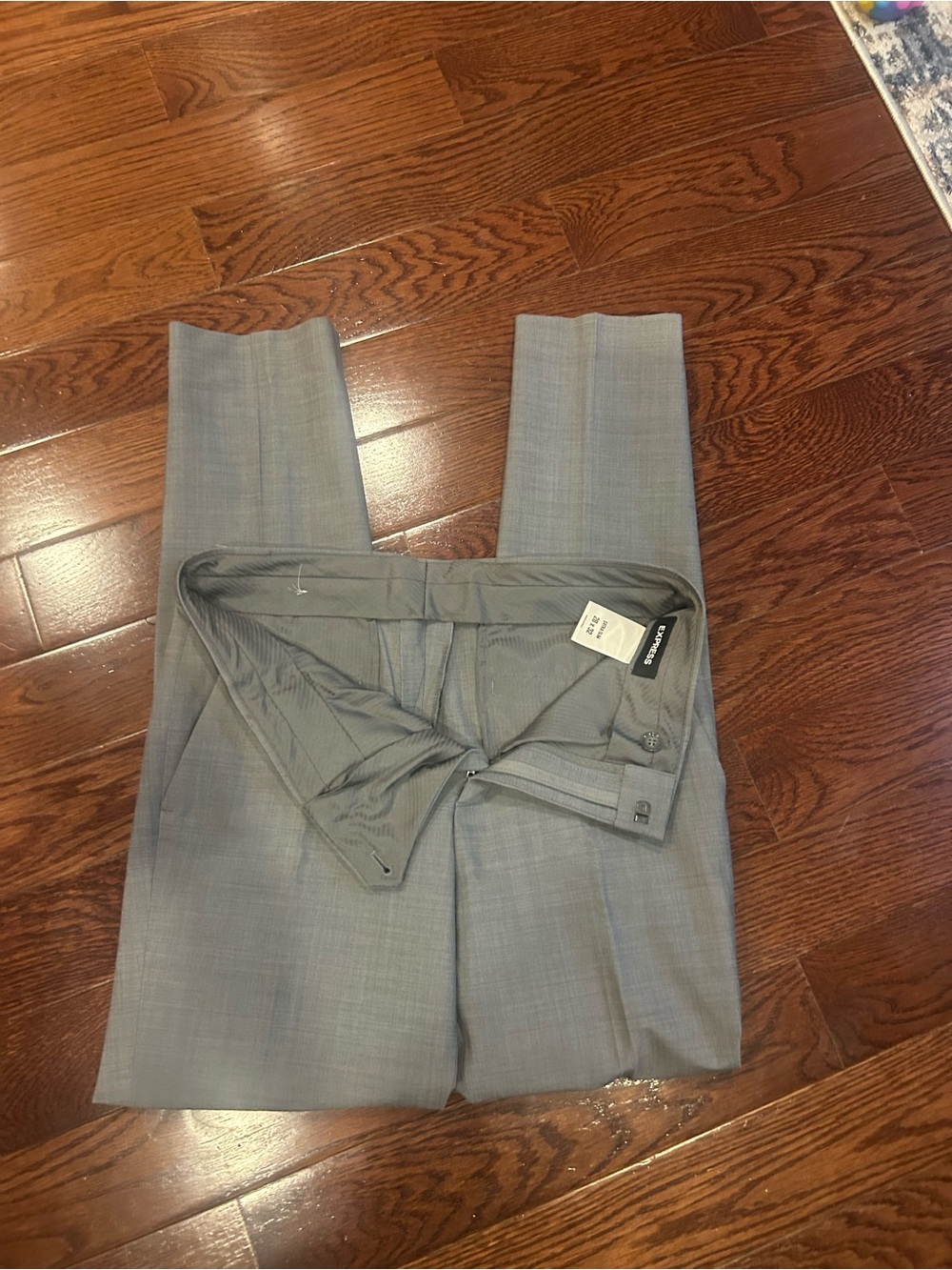 Express Gray Extra Slim Dress Pants